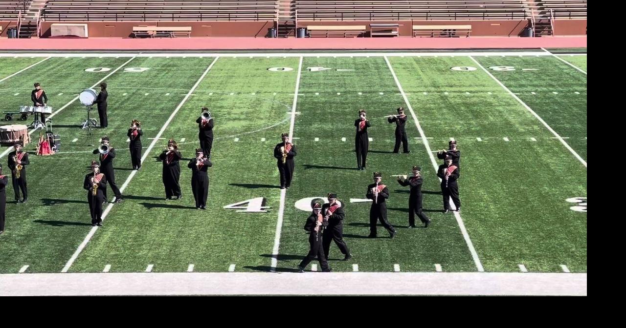 West Texas High School Marching Band at Region Contest Multimedia