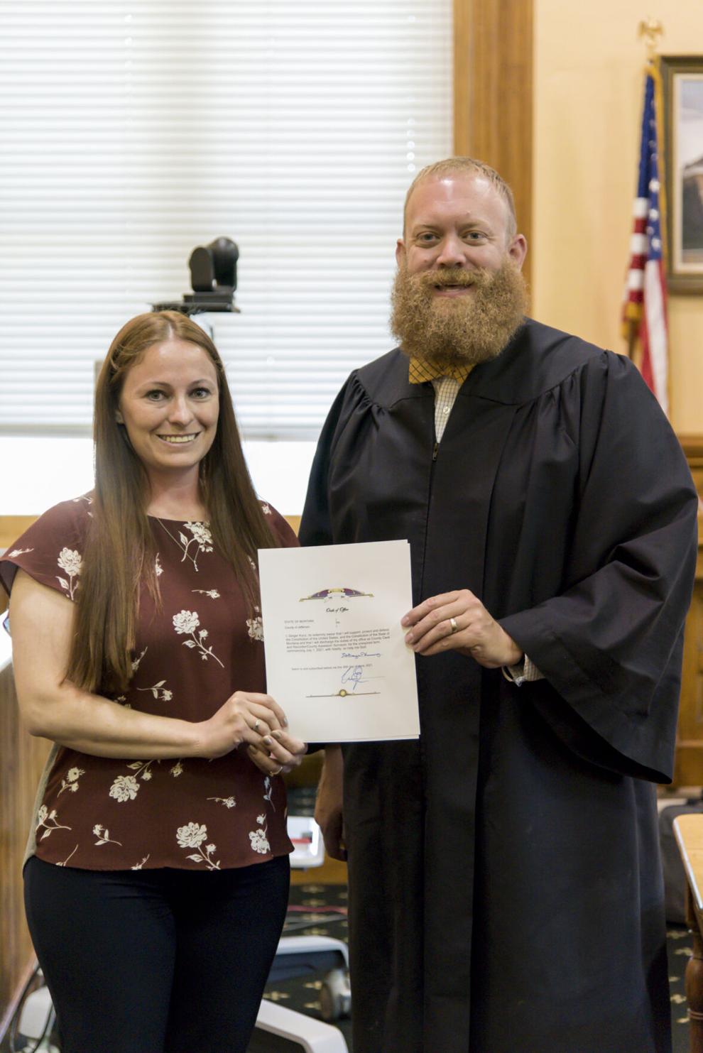 Ginger Kunz takes helm of clerk's office News