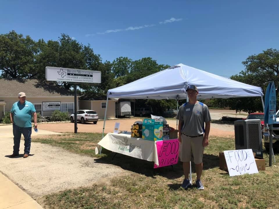 06-12-20 - West Central Wireless Food Drive in Brady