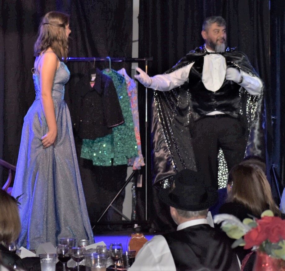 02-09-20 5 - The Phantom played by Jason Valdez Entertains the Crowd