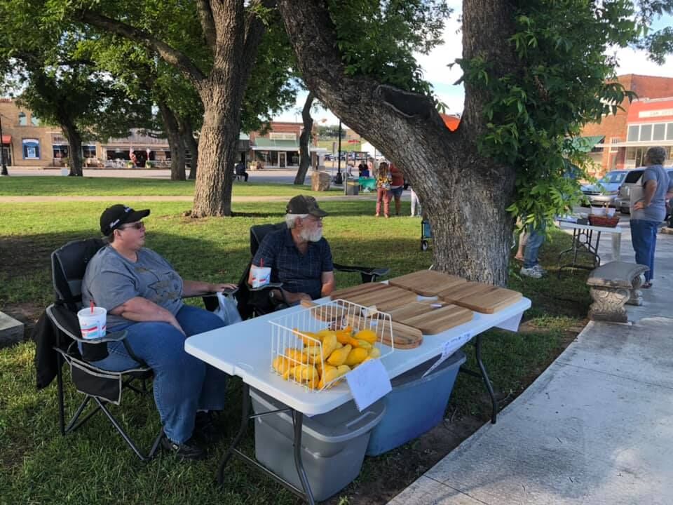 05-30-20 - Local Vendors Set Up for The Farmer's Market on Court Square