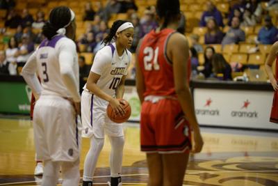 Jmu S Offensive Explosion Boosts Jmu Over Northeastern 84 49