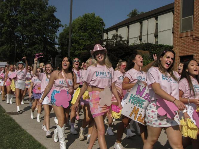 JMU sororities celebrate new members on Bid Day as recruitment comes to