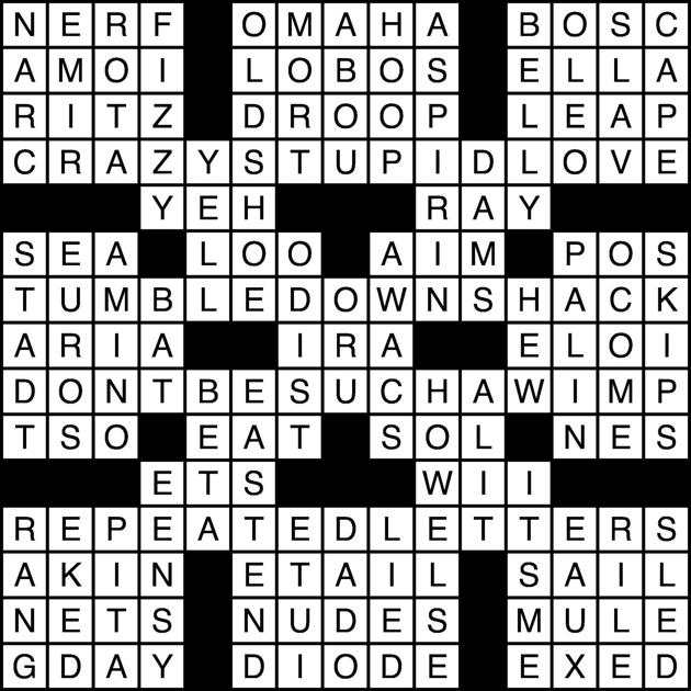 Crossword puzzle answers 01/24 Crossword Answers breezejmu org