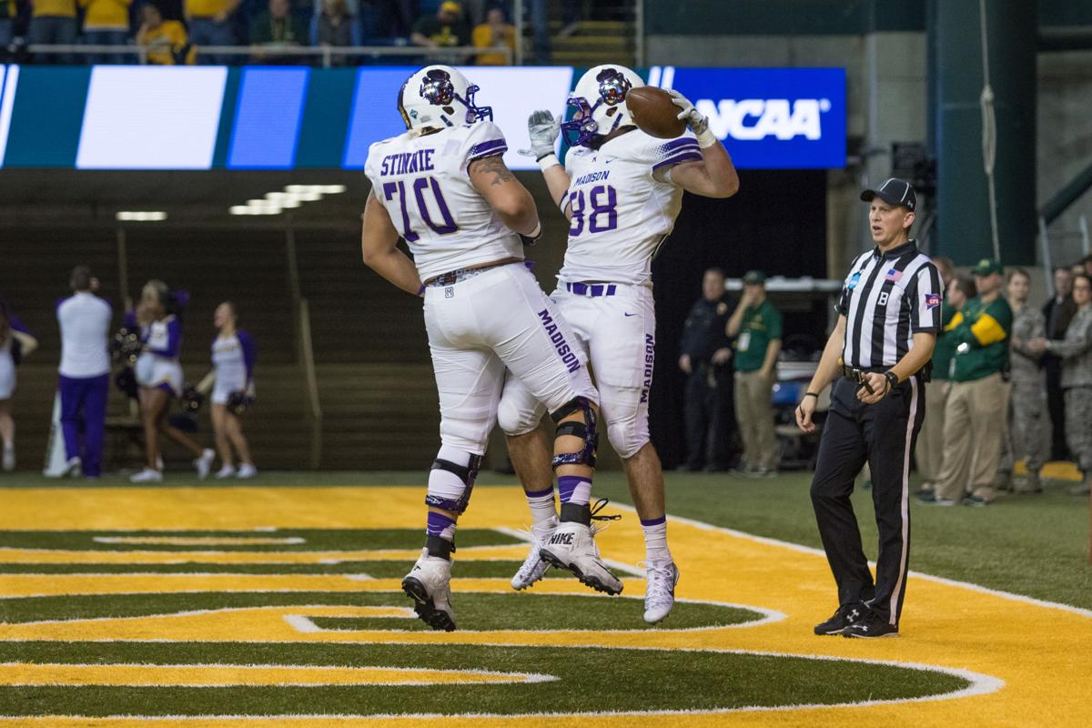 Kloosterman celebrates TD vs. NDSU