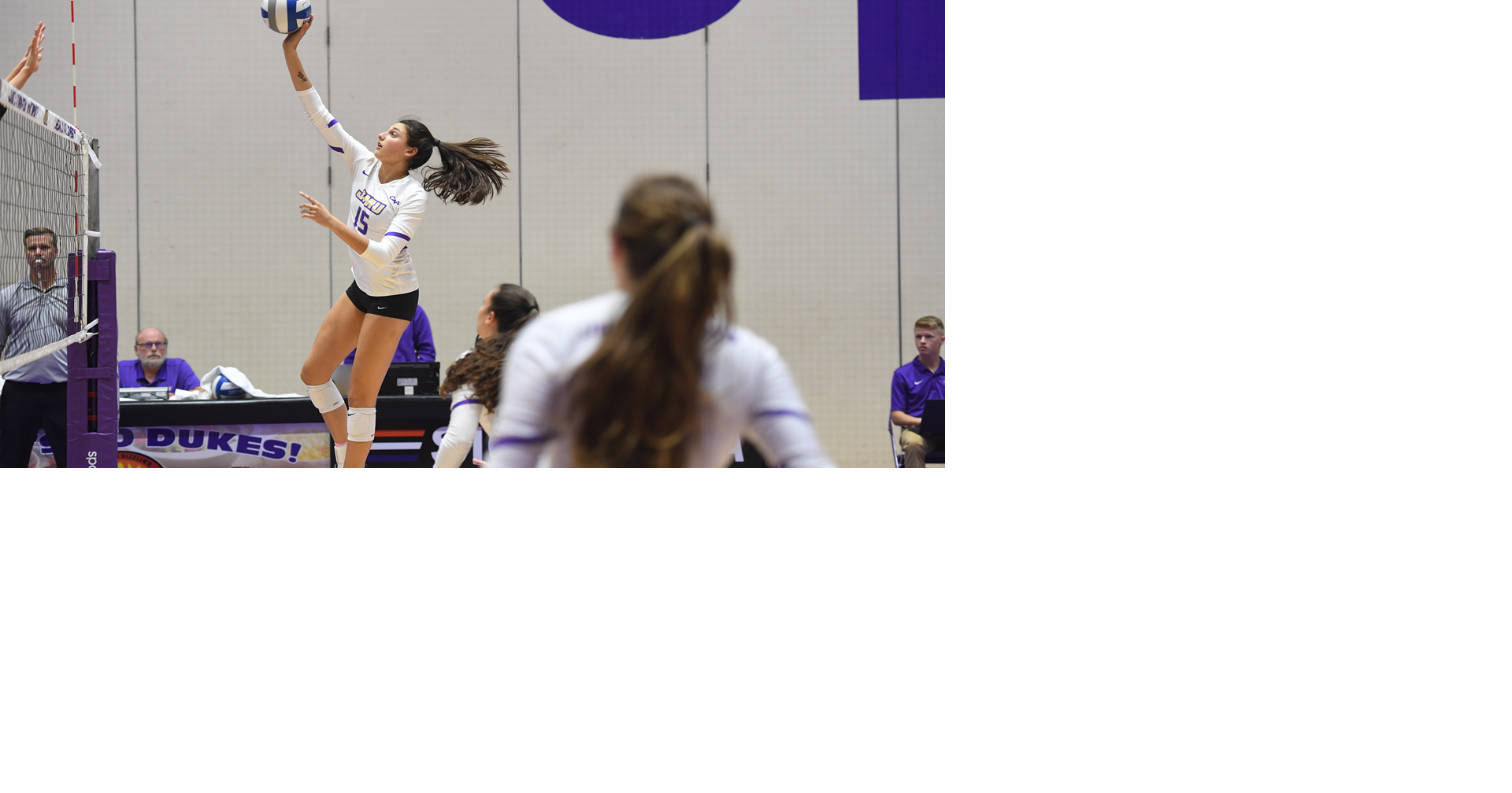 JMU volleyball sweeps UNCW in weekend series Sports