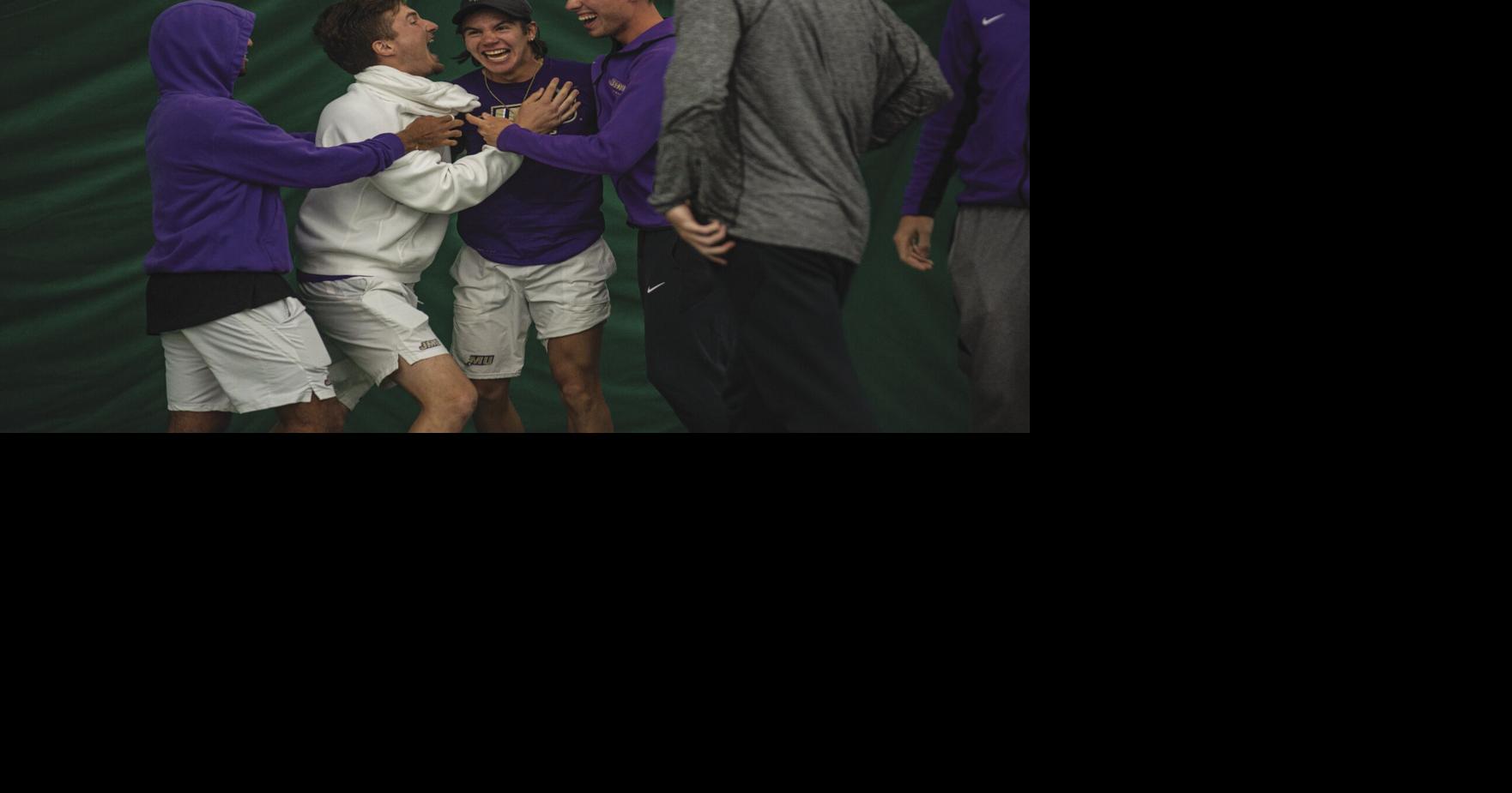 JMU men #39 s tennis defeats Elon for the first time to remain unbeaten on