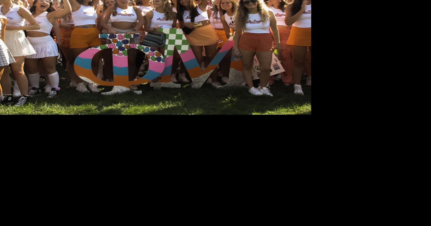 JMU sororities celebrate new members on Bid Day as recruitment comes to
