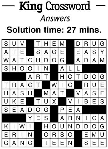 Crossword Puzzle Answers 10/19 | Site | breezejmu.org