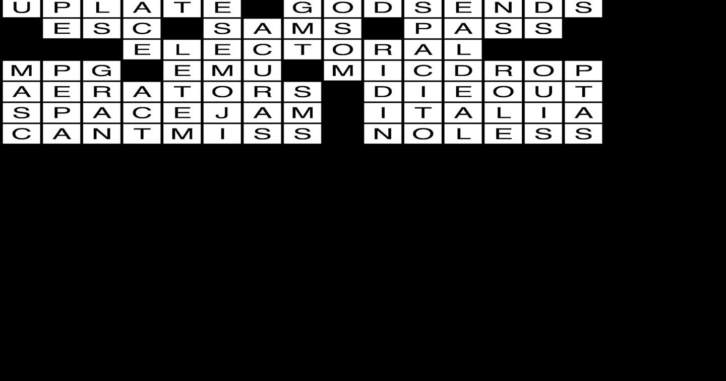 Crossword Puzzle Answers: April 13 2023 Crossword Answers
