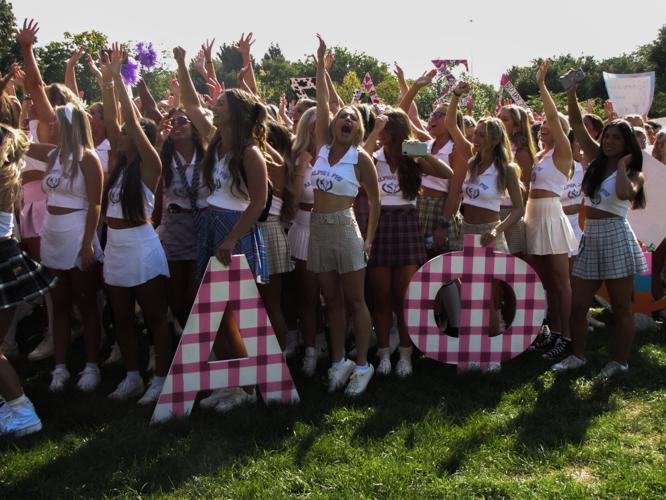 JMU sororities celebrate new members on Bid Day as recruitment comes to