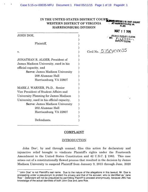 Doe V Alger And Warner Breezejmu Org