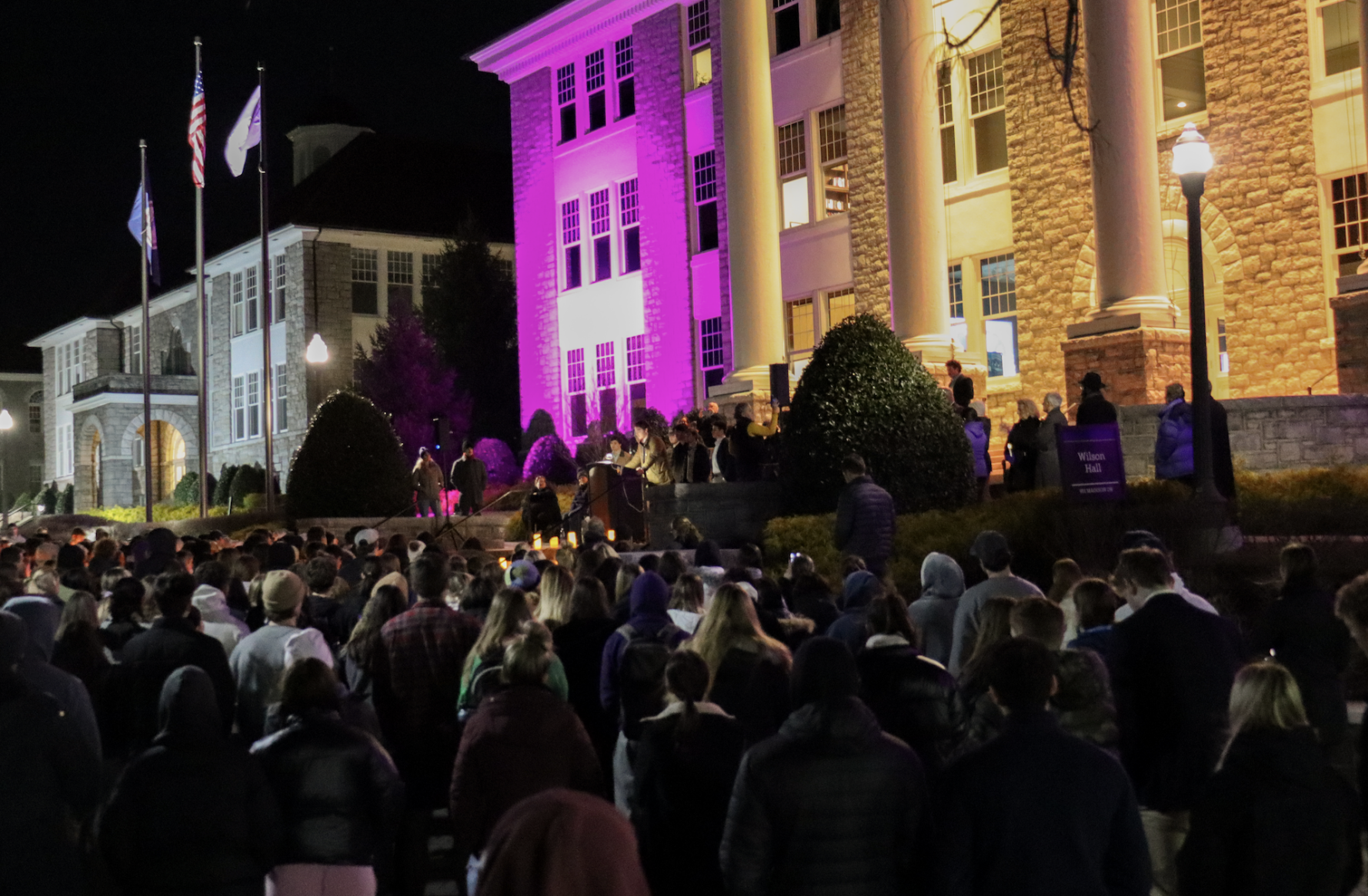 'Light In The Darkness': JMU Community Gathers To Mourn Lives Lost In ...