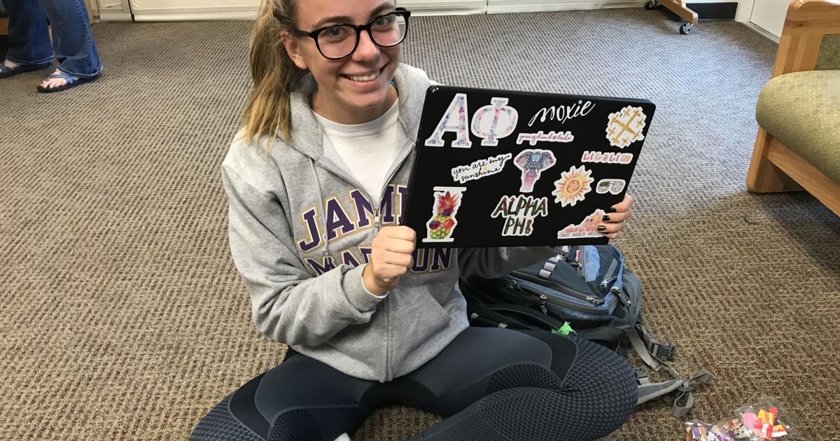 JMU students use laptop stickers to express themselves | Culture ...