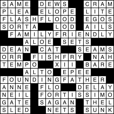Crossword puzzle answers 11/29 | Crossword Answers ...