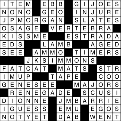 Crossword puzzle answers: March 2, 2017 | Site | breezejmu.org