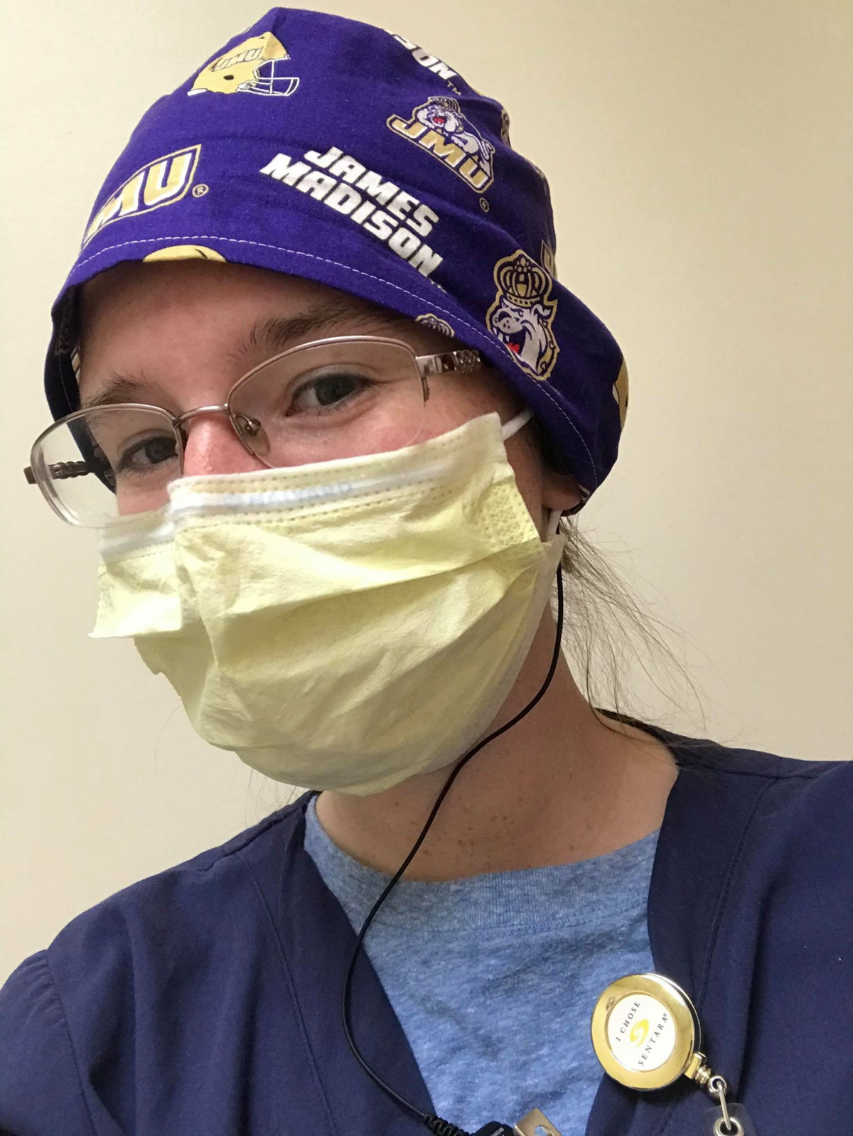 Jmu Alumna Works The Frontline At Sentara Hospital News Breezejmu Org