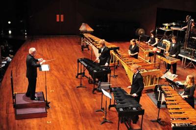 orchestra marimba forbes center opening breezejmu jmu dedication spends concert months premiere band featured steel friends well