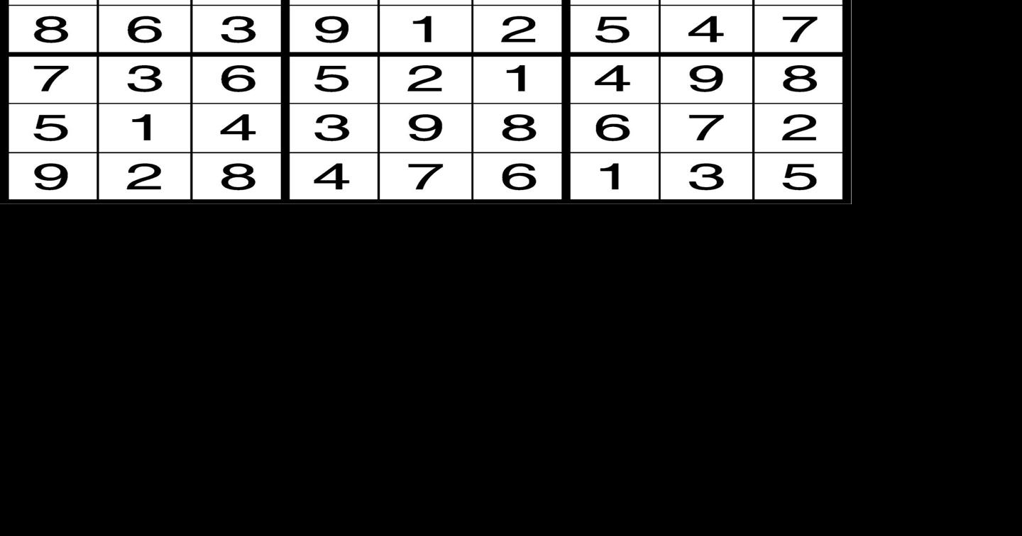 Sudoku Puzzle Answers September 26, 2024 Site