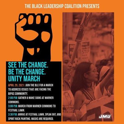 Unity March Background Black Leadership Coalition organizes Unity March | News | breezejmu.org