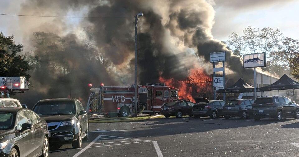 Explosion-induced fire hits shopping center on S. Main St. | News ...