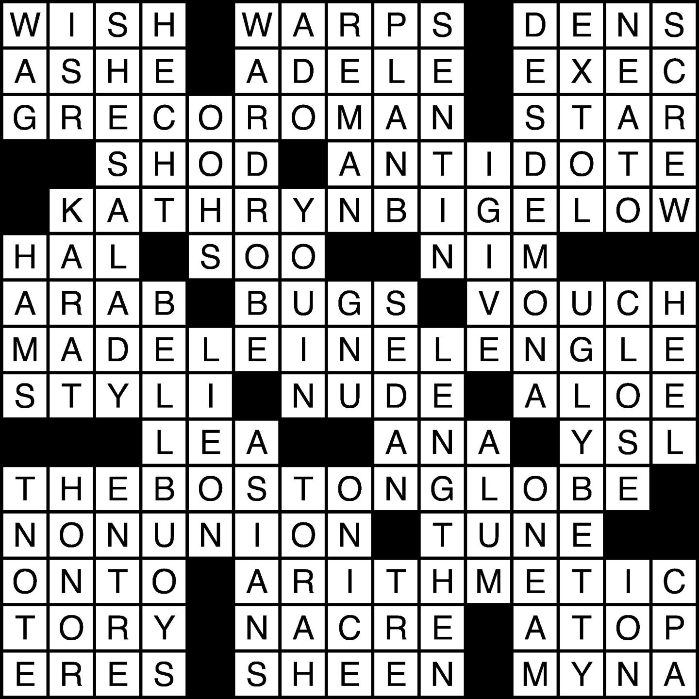 Simple eatery deals crossword