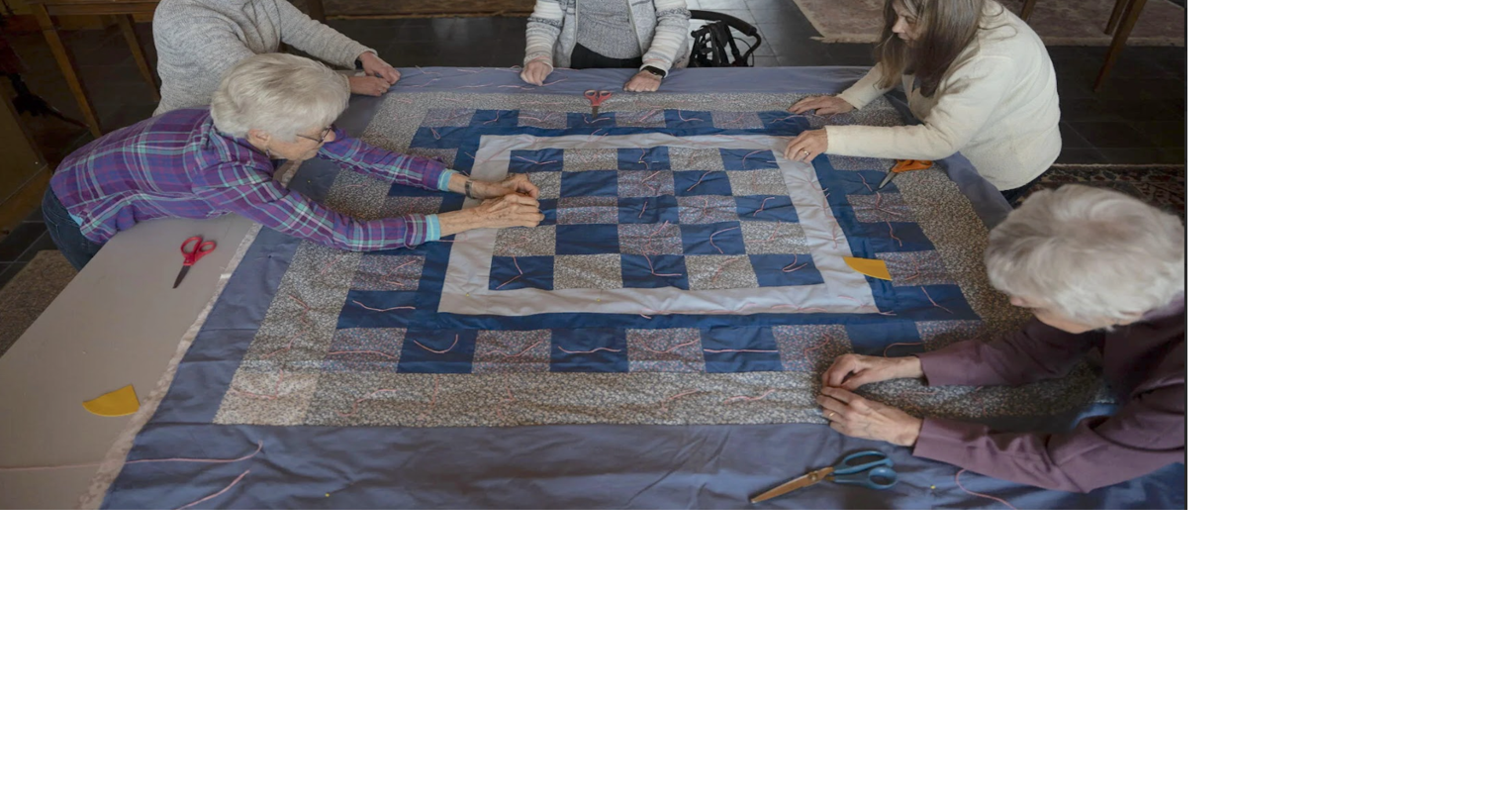 Quilters' handiwork offers comfort all around the world