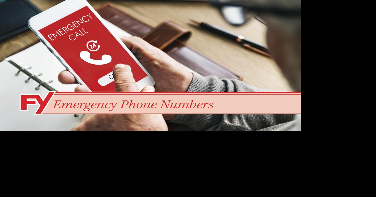 FY / EMERGENCY PHONE NUMBERS | Fy Senior Resource Guide | buffalospree.com
