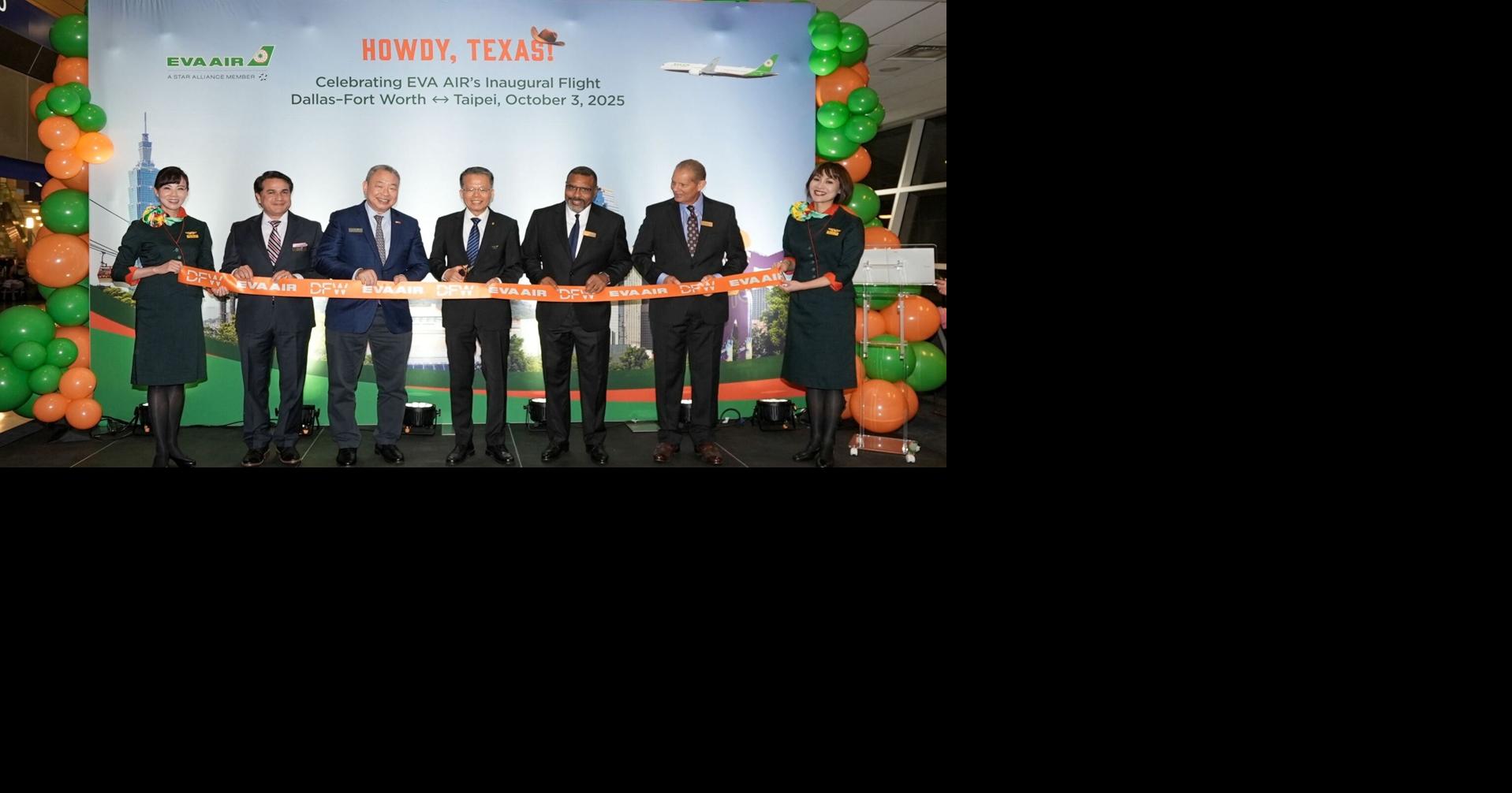 EVA Air Officially Launches Nonstop Dallas-Fort Worth to Taipei Route with Inaugural Flight on October 3, 2025