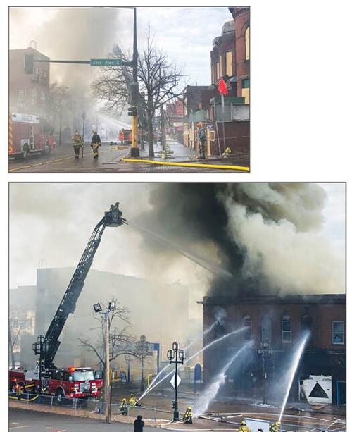 Fire erupts near Cozy structure