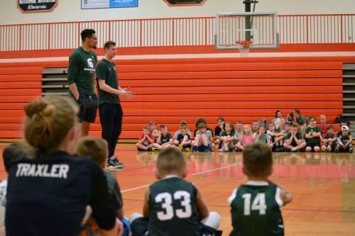 Msu Basketball Players Talk To Manton Kids Sports Cadillacnews Com