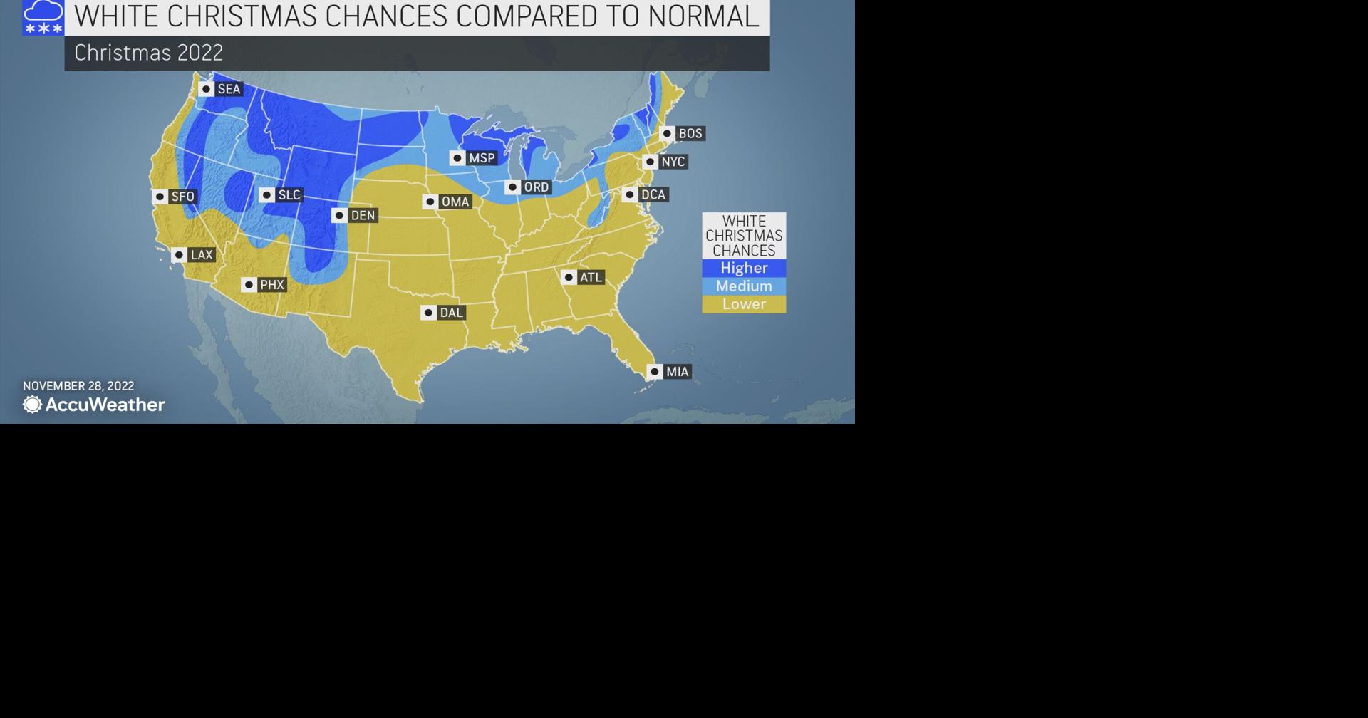 Chances Of A White Christmas 2025