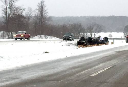 Icy roads lead to rollover crashes | Local News | cadillacnews.com