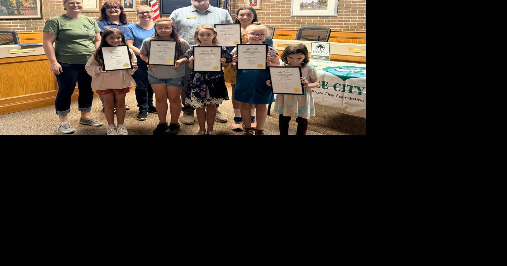 Local students recognized for work celebrating Arbor Day