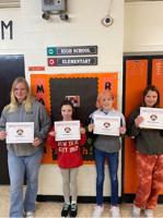 Manton Middle School students of the month
