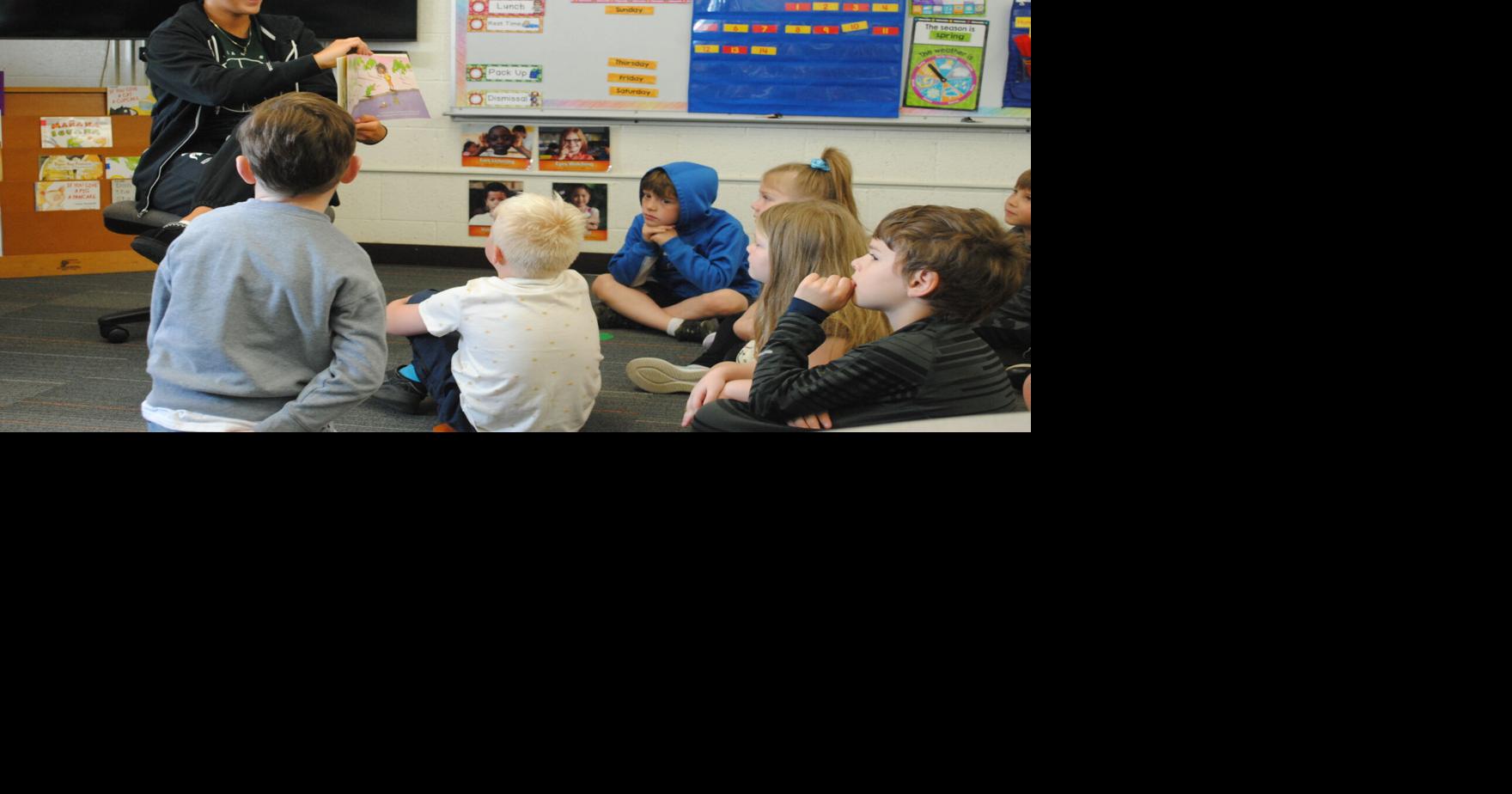 MSU women's basketball players visit Manton Schools News