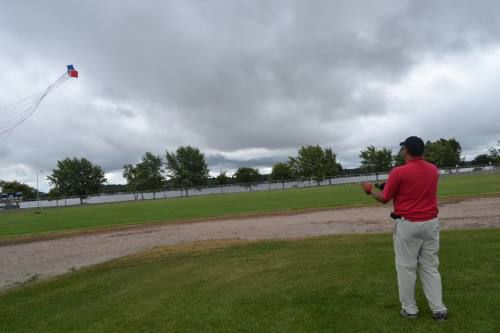 Baseball Kite Kite flyer showcases skills at baseball field | Local News ...