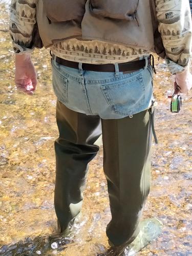Hip boots make a nice addition to a wading angler's apparel – and they may  slow the spread of invasive aquatic organisms, too, Sports