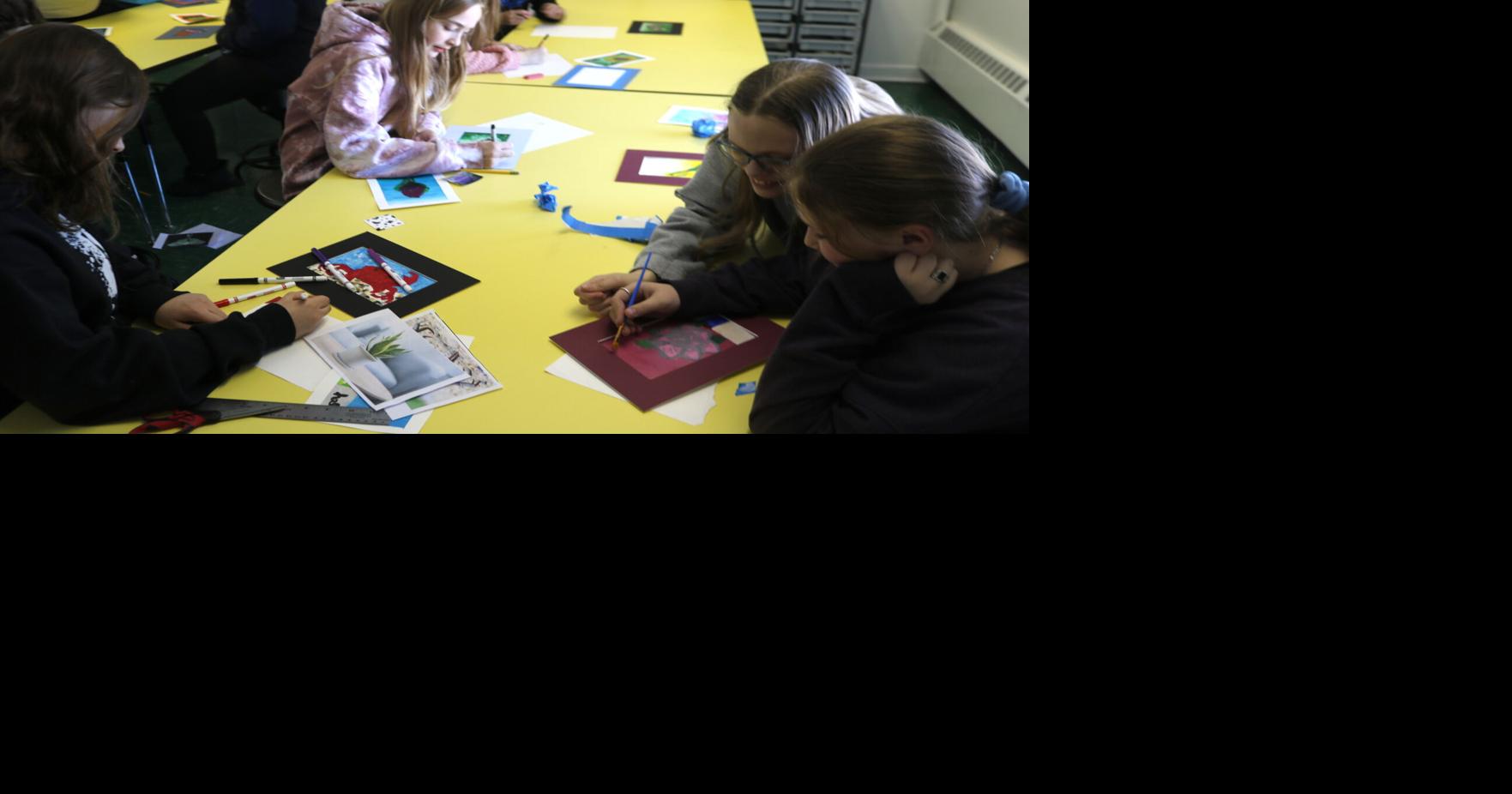 CAPS Crew helps Mack Trail students unlock their artistic side during