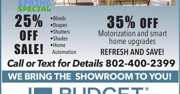 BUDGET BLINDS OF MONTPELIER - 86702 | Ads | caledonianrecord.com