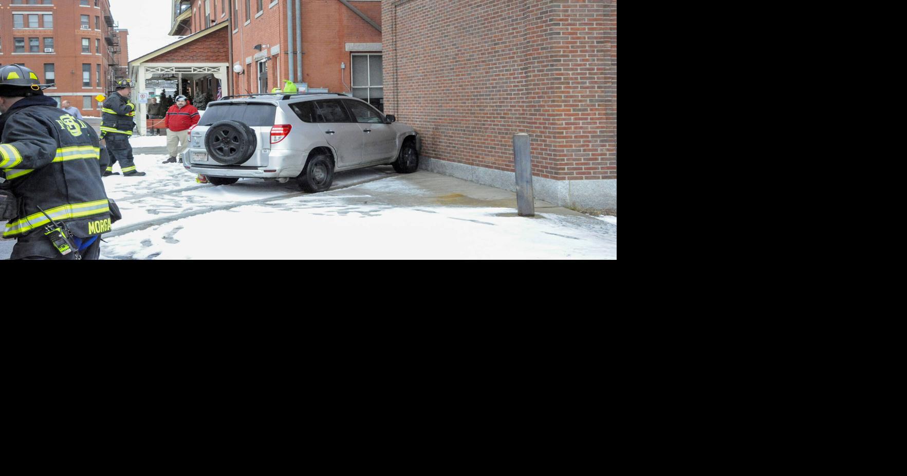 Car Rolls Into Brick Exterior Of St. Johnsbury Vault Local News