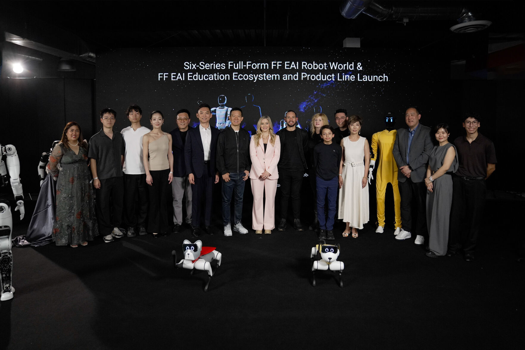Faraday Future Unveils Full-Form EAI Robot World Spanning Six