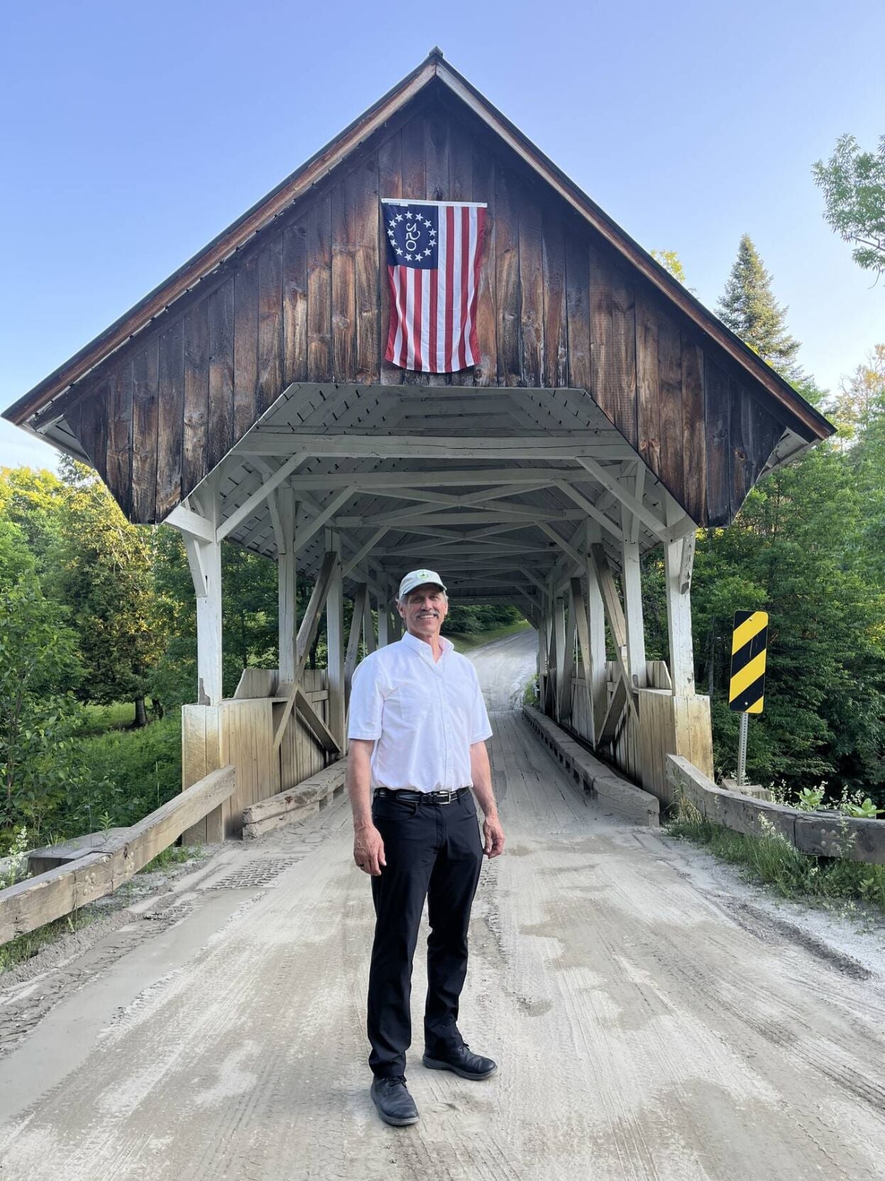 Vermont Towns Raise 250th Anniversary Flags on Historic Covered Bridges
