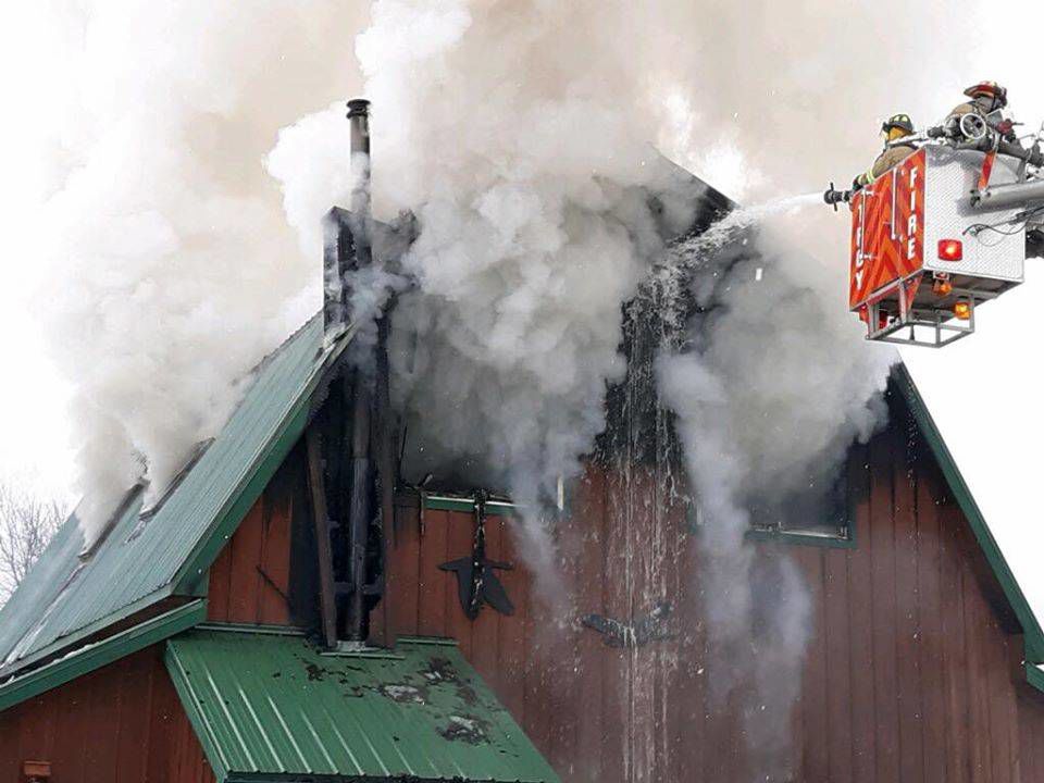 Multiple Departments Battle North Troy Fire Local News