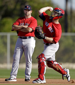 Jason Varitek, little by little, is teaching Red Sox catchers how to improve