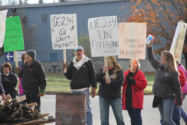 Manufacturing Staff On Strike At Fairbanks Scales In St. Johnsbury