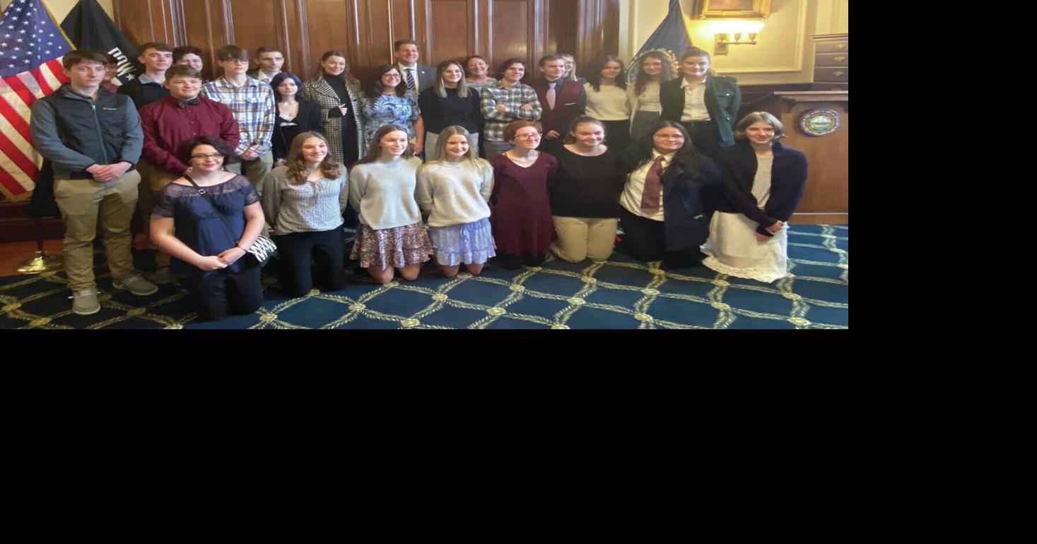 Groveton High School Students Attend Gov. Chris Sununu’s Inauguration