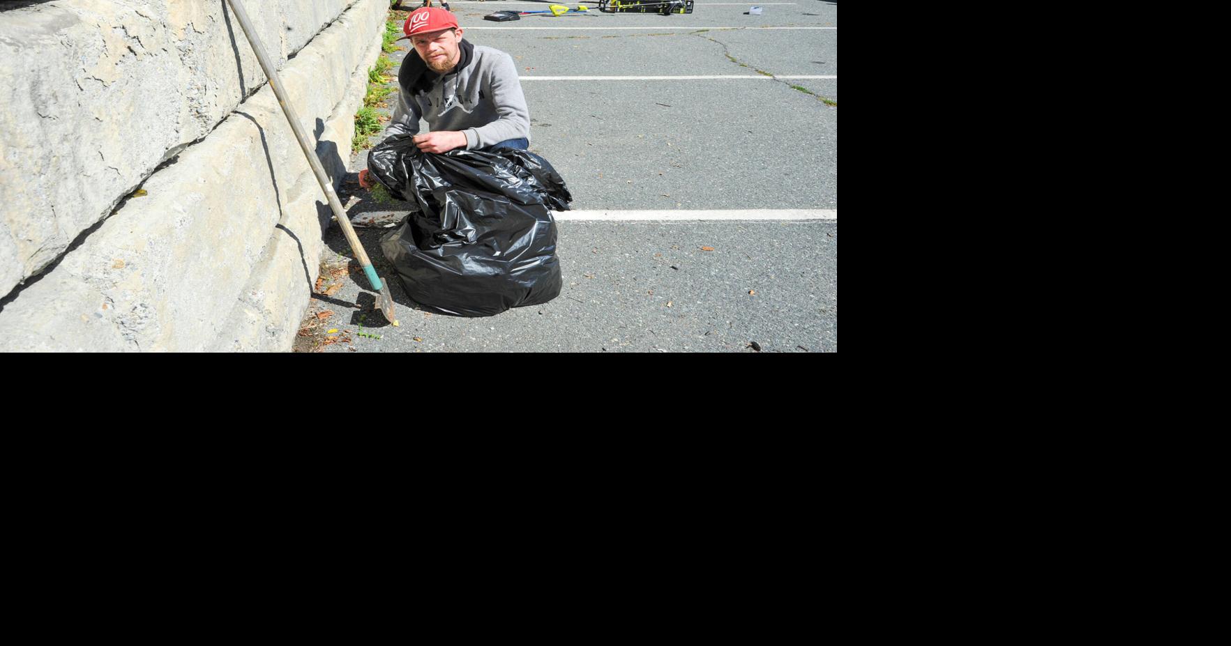 Homeless Helpers Part Of Business Owner’s Downtown St. Johnsbury Clean-up Crew