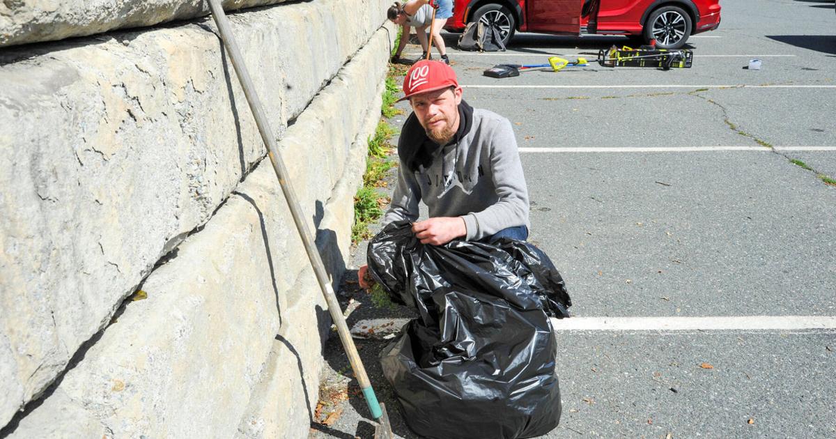 Homeless Helpers Part Of Business Owner’s Downtown St. Johnsbury Clean-up Crew