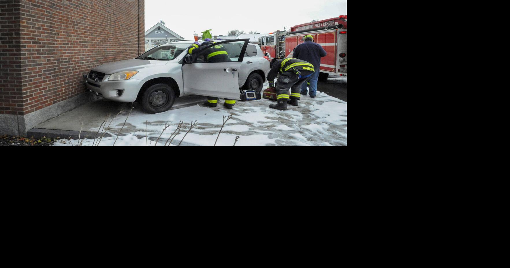 Car Rolls Into Brick Exterior Of St. Johnsbury Vault Local News